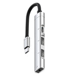 USB-C / Type-C 轉 3.5毫米 + 2個 USB + Type-C 集線器擴充座