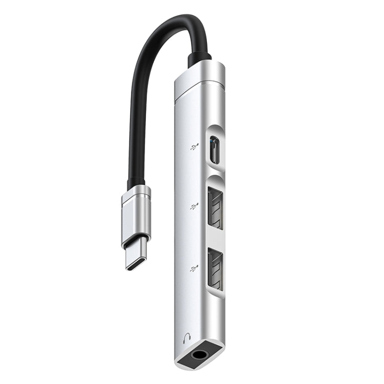 USB-C / Type-C 轉 3.5毫米 + 2個 USB + Type-C 集線器擴充座