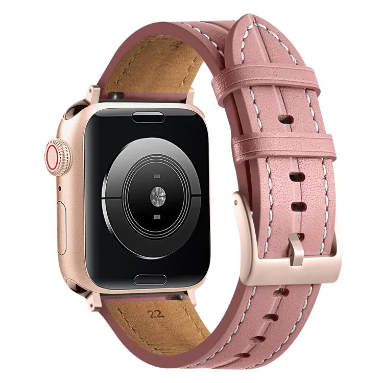 溝紋皮革錶帶，適用於 Apple Watch Ultra 49mm / Series 8&7 45mm / SE 2&6&SE&5&4 44mm / 3&2&1 42mm，適用於 Apple Watch Ultra 49mm / Series 8&7 45mm /，適用於 Apple Watch Series 8&7 41mm / SE 2&6&SE&5&4 40mm / 3&2&1 38mm