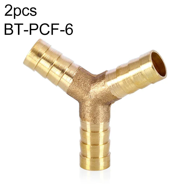 LAIZE 2 件套寶塔型 Y 型三通氣動元件，口徑：12mm、6mm、8mm、10mm、12mm