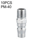 10 件 C 型自鎖氣管氣動快速接頭，PF-20、PF-30、PF-40、PH-20、PH-30、PH-40、PM-20、PM-30、PM-40、PP-20、PP-30、PP-40、SF-20、SF-30、SF-40、SH-20、SH-30、SH-40、SM-20、SM-30、SM-40、SP-20、SP-30、SP-40、SF+PF-20、SF+PF-3...