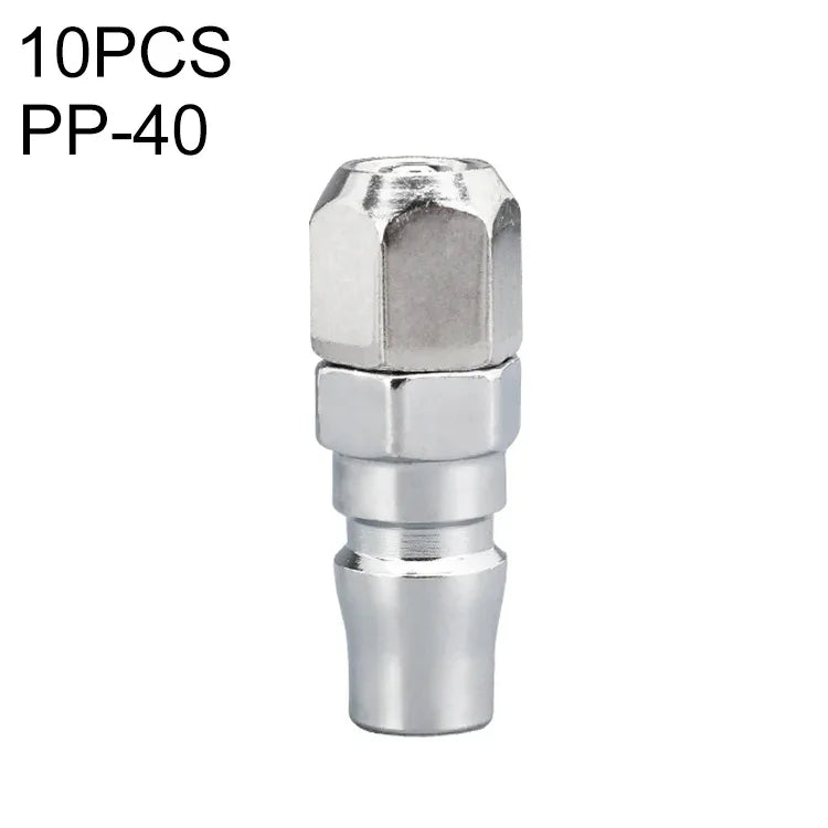10 件 C 型自鎖氣管氣動快速接頭，PF-20、PF-30、PF-40、PH-20、PH-30、PH-40、PM-20、PM-30、PM-40、PP-20、PP-30、PP-40、SF-20、SF-30、SF-40、SH-20、SH-30、SH-40、SM-20、SM-30、SM-40、SP-20、SP-30、SP-40、SF+PF-20、SF+PF-3...