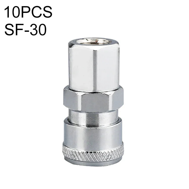 10 件 C 型自鎖氣管氣動快速接頭，PF-20、PF-30、PF-40、PH-20、PH-30、PH-40、PM-20、PM-30、PM-40、PP-20、PP-30、PP-40、SF-20、SF-30、SF-40、SH-20、SH-30、SH-40、SM-20、SM-30、SM-40、SP-20、SP-30、SP-40、SF+PF-20、SF+PF-3...