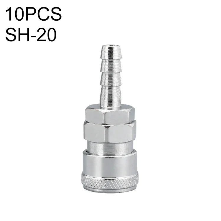 10 件 C 型自鎖氣管氣動快速接頭，PF-20、PF-30、PF-40、PH-20、PH-30、PH-40、PM-20、PM-30、PM-40、PP-20、PP-30、PP-40、SF-20、SF-30、SF-40、SH-20、SH-30、SH-40、SM-20、SM-30、SM-40、SP-20、SP-30、SP-40、SF+PF-20、SF+PF-3...