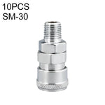 10 件 C 型自鎖氣管氣動快速接頭，PF-20、PF-30、PF-40、PH-20、PH-30、PH-40、PM-20、PM-30、PM-40、PP-20、PP-30、PP-40、SF-20、SF-30、SF-40、SH-20、SH-30、SH-40、SM-20、SM-30、SM-40、SP-20、SP-30、SP-40、SF+PF-20、SF+PF-3...
