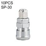 10 件 C 型自鎖氣管氣動快速接頭，PF-20、PF-30、PF-40、PH-20、PH-30、PH-40、PM-20、PM-30、PM-40、PP-20、PP-30、PP-40、SF-20、SF-30、SF-40、SH-20、SH-30、SH-40、SM-20、SM-30、SM-40、SP-20、SP-30、SP-40、SF+PF-20、SF+PF-3...