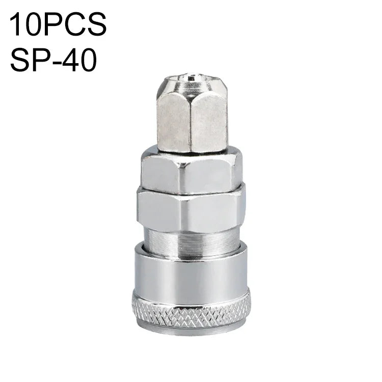 10 件 C 型自鎖氣管氣動快速接頭，PF-20、PF-30、PF-40、PH-20、PH-30、PH-40、PM-20、PM-30、PM-40、PP-20、PP-30、PP-40、SF-20、SF-30、SF-40、SH-20、SH-30、SH-40、SM-20、SM-30、SM-40、SP-20、SP-30、SP-40、SF+PF-20、SF+PF-3...