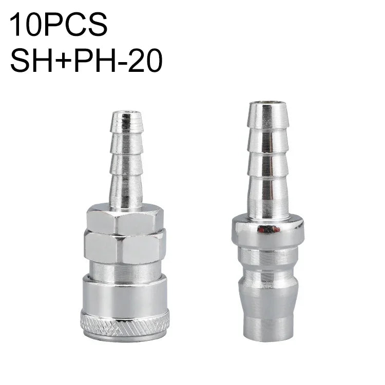 10 件 C 型自鎖氣管氣動快速接頭，PF-20、PF-30、PF-40、PH-20、PH-30、PH-40、PM-20、PM-30、PM-40、PP-20、PP-30、PP-40、SF-20、SF-30、SF-40、SH-20、SH-30、SH-40、SM-20、SM-30、SM-40、SP-20、SP-30、SP-40、SF+PF-20、SF+PF-3...