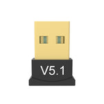 YL-5.1 USB 藍牙5.1適配器音頻接收器，藍牙5.1
