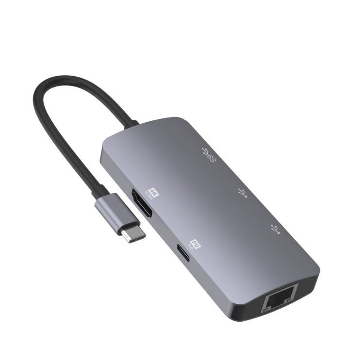 Onten OTN-UC910 USB-C / Type-C 便攜多功能集線器擴充座，OTN-UC910