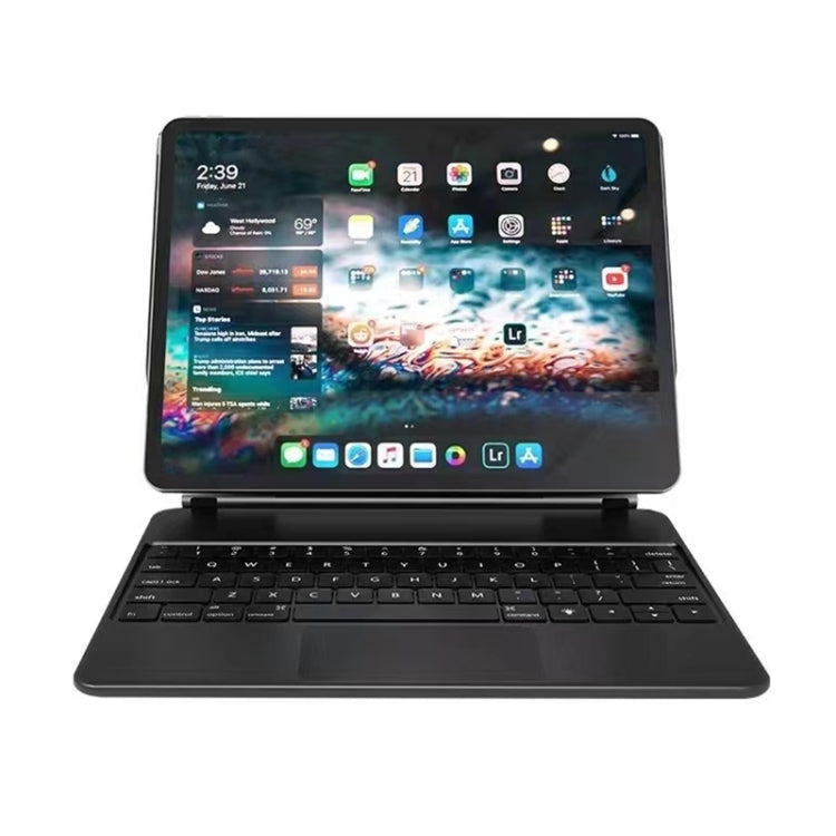 藍牙鍵盤皮套附觸控板，適用於 iPad Air 5 / 4 10.9 吋，iPad Pro 11 吋 2021/2020/2018，iPad Pro 12.9 吋 2021/2020/2018
