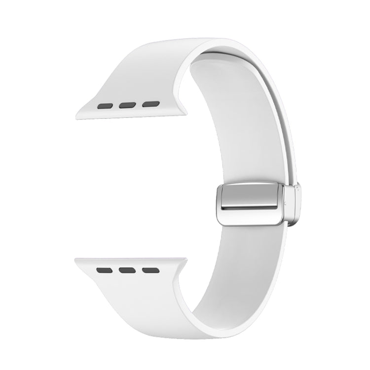 折疊扣矽膠錶帶，適用於 Apple Watch Ultra 49mm，適用於 Apple Watch Series 8&7 45mm / SE 2&6&SE&5&4 44mm / 3&2&1 42mm