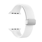 折疊扣矽膠錶帶，適用於 Apple Watch Ultra 49mm，適用於 Apple Watch Series 8&7 45mm / SE 2&6&SE&5&4 44mm / 3&2&1 42mm