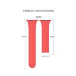 折疊扣矽膠錶帶，適用於 Apple Watch Ultra 49mm，適用於 Apple Watch Series 8&7 45mm / SE 2&6&SE&5&4 44mm / 3&2&1 42mm