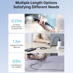 JOYROOM 2.4A USB 轉 8 Pin Surpass 系列快充數據線，0.25m，1.2m