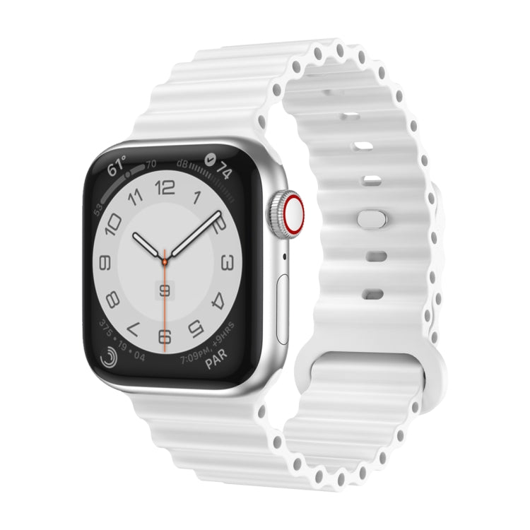 矽膠錶帶，適用於Apple Watch Ultra 49mm / Series 8&7 45mm / SE 2&6&SE&5&4 44mm，適用於Apple Watch Series 8&7 41mm / SE 2&6&SE&5&4 40mm / 3&2&1 38mm