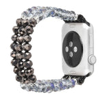 珍珠水晶錶帶，適用於 Apple Watch 5 & 4 40mm / 3 & 2 & 1 38mm，適用於 Apple Watch 5 & 4 44mm / 3 & 2 & 1 42mm
