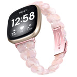 Universal Rhombus Resin Watch Band, For Fitbit Versa 3 / Sense, For Fitbit Versa 4 / Sense 2