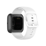 Color Buckle Silicone Wrist Strap Watch Band for Fitbit Versa 2 / Versa / Versa Lite / Blaze, Size: S, Size: L