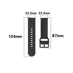 Color Buckle Silicone Wrist Strap Watch Band for Fitbit Versa 2 / Versa / Versa Lite / Blaze, Size: S, Size: L