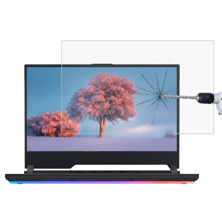 筆記型電腦螢幕高清鋼化玻璃保護膜，適用於ASUS ROG Strix G 15.6吋，適用於ASUS ROG Strix Hero II 15.6吋，適用於ASUS ROG ZEPHYRUS (GX501) 15.6吋，適用於ASUS ROG ZEPHYRUS (M15) 15.6吋，適用於ASUS ROG Zephyrus M (GM501) 15.6吋