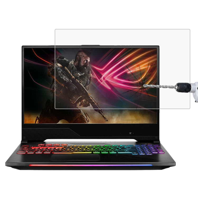 筆記型電腦螢幕高清鋼化玻璃保護膜，適用於ASUS ROG Strix G 15.6吋，適用於ASUS ROG Strix Hero II 15.6吋，適用於ASUS ROG ZEPHYRUS (GX501) 15.6吋，適用於ASUS ROG ZEPHYRUS (M15) 15.6吋，適用於ASUS ROG Zephyrus M (GM501) 15.6吋