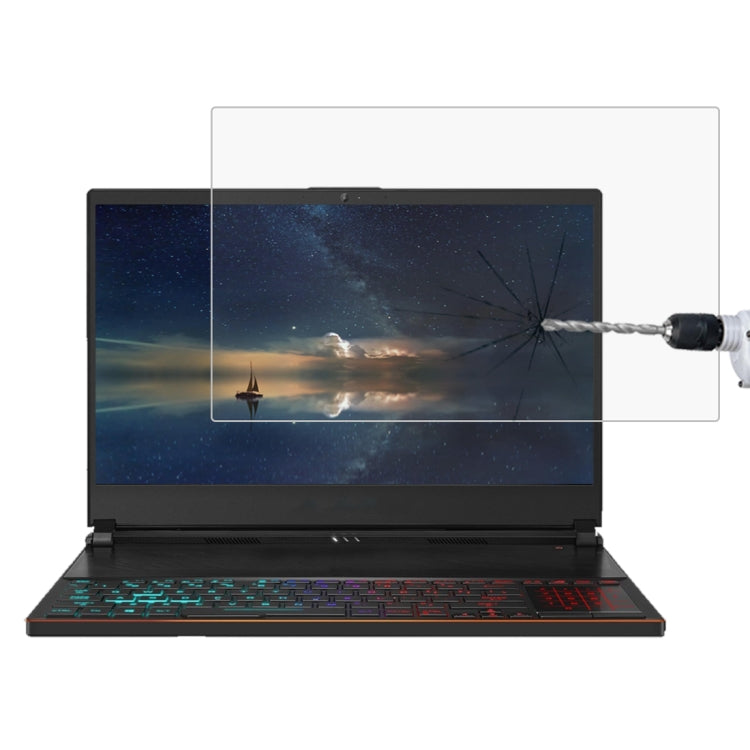 筆記型電腦螢幕高清鋼化玻璃保護膜，適用於ASUS ROG Strix G 15.6吋，適用於ASUS ROG Strix Hero II 15.6吋，適用於ASUS ROG ZEPHYRUS (GX501) 15.6吋，適用於ASUS ROG ZEPHYRUS (M15) 15.6吋，適用於ASUS ROG Zephyrus M (GM501) 15.6吋