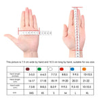 304 不銹鋼五指鋼環防割勞保手套，XXS，XS，S，M，L