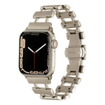中空不鏽鋼錶帶，適用於 Apple Watch Ultra 49mm / Series 8&7 45mm，適用於 Apple Watch Series 8&7 41mm / SE 2&6&SE&5&4 40mm