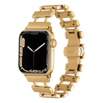 中空不鏽鋼錶帶，適用於 Apple Watch Ultra 49mm / Series 8&7 45mm，適用於 Apple Watch Series 8&7 41mm / SE 2&6&SE&5&4 40mm