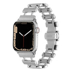 中空不鏽鋼錶帶，適用於 Apple Watch Ultra 49mm / Series 8&7 45mm，適用於 Apple Watch Series 8&7 41mm / SE 2&6&SE&5&4 40mm