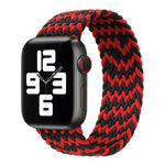 尼龍單圈編織錶帶，適用於 Apple Watch Series 8&7 41mm / SE 2&6&SE&5&4 40mm / 3&2&1 38mm，適用於 Apple Watch Series 8&7 41mm，135mm，適用於 Apple Watch Series 8&7 41mm，135mm