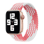 Nylon Single-turn Braided Watch Band For Apple Watch Series 8&7 41mm / SE 2&6&SE&5&4 40mm / 3&2&1 38mm, For Apple Watch Series 8&7 41mm,135mm, For Apple Watch Series 8&7 41mm, 135mm, For Apple Watch Series 8&7 41mm, 145mm