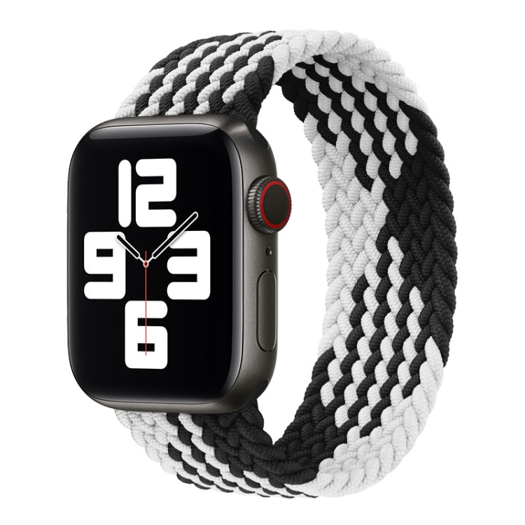 尼龍單圈編織錶帶，適用於 Apple Watch Series 8&7 41mm / SE 2&6&SE&5&4 40mm / 3&2&1 38mm，適用於 Apple Watch Series 8&7 41mm，135mm，適用於 Apple Watch Series 8&7 41mm，135mm
