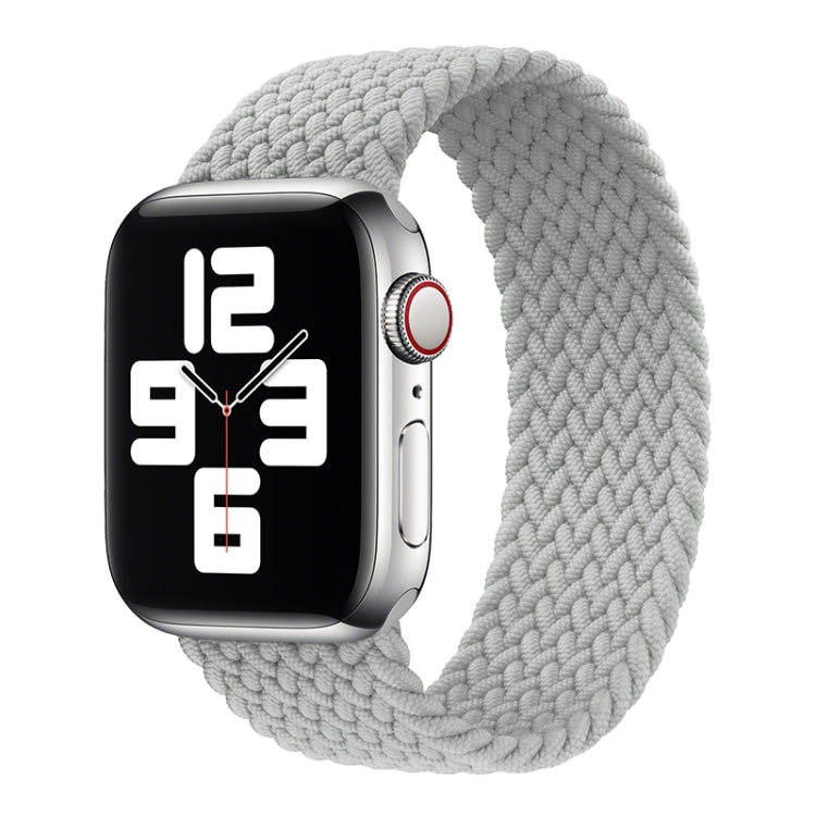 Nylon Single-turn Braided Watch Band For Apple Watch Series 8&7 41mm / SE 2&6&SE&5&4 40mm / 3&2&1 38mm, For Apple Watch Series 8&7 41mm,135mm, For Apple Watch Series 8&7 41mm, 135mm, For Apple Watch Series 8&7 41mm, 145mm