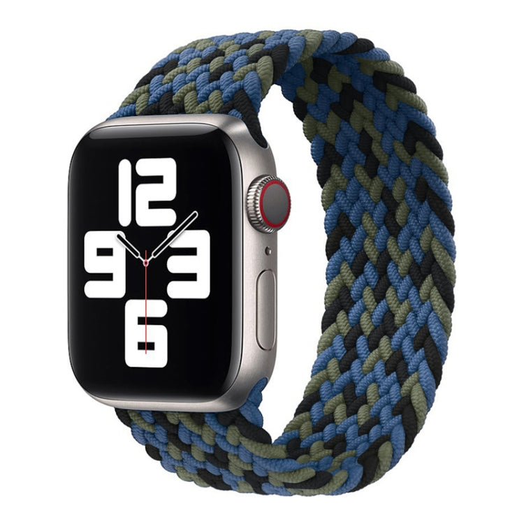尼龍單圈編織錶帶，適用於 Apple Watch Series 8&7 41mm / SE 2&6&SE&5&4 40mm / 3&2&1 38mm，適用於 Apple Watch Series 8&7 41mm，135mm，適用於 Apple Watch Series 8&7 41mm，135mm