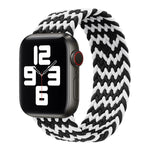尼龍單圈編織錶帶，適用於 Apple Watch Series 8&7 41mm / SE 2&6&SE&5&4 40mm / 3&2&1 38mm，適用於 Apple Watch Series 8&7 41mm，145mm，適用於 Apple Watch Series 8&7 41mm，145mm