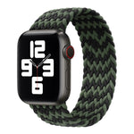 尼龍單圈編織錶帶，適用於 Apple Watch Series 8&7 41mm / SE 2&6&SE&5&4 40mm / 3&2&1 38mm，適用於 Apple Watch Series 8&7 41mm，145mm，適用於 Apple Watch Series 8&7 41mm，145mm