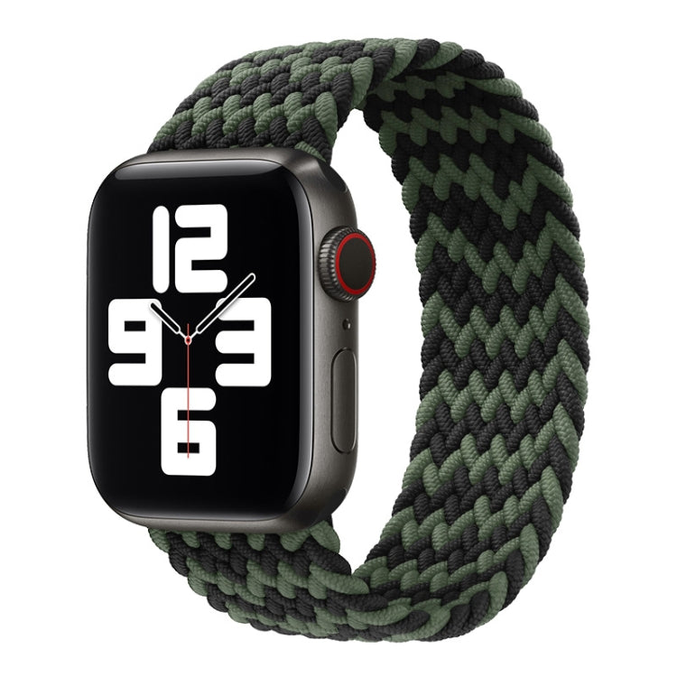 尼龍單圈編織錶帶，適用於 Apple Watch Series 8&7 41mm / SE 2&6&SE&5&4 40mm / 3&2&1 38mm，適用於 Apple Watch Series 8&7 41mm，145mm，適用於 Apple Watch Series 8&7 41mm，145mm