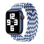 尼龍單圈編織錶帶，適用於 Apple Watch Series 8&7 41mm / SE 2&6&SE&5&4 40mm / 3&2&1 38mm，適用於 Apple Watch Series 8&7 41mm，145mm，適用於 Apple Watch Series 8&7 41mm，145mm