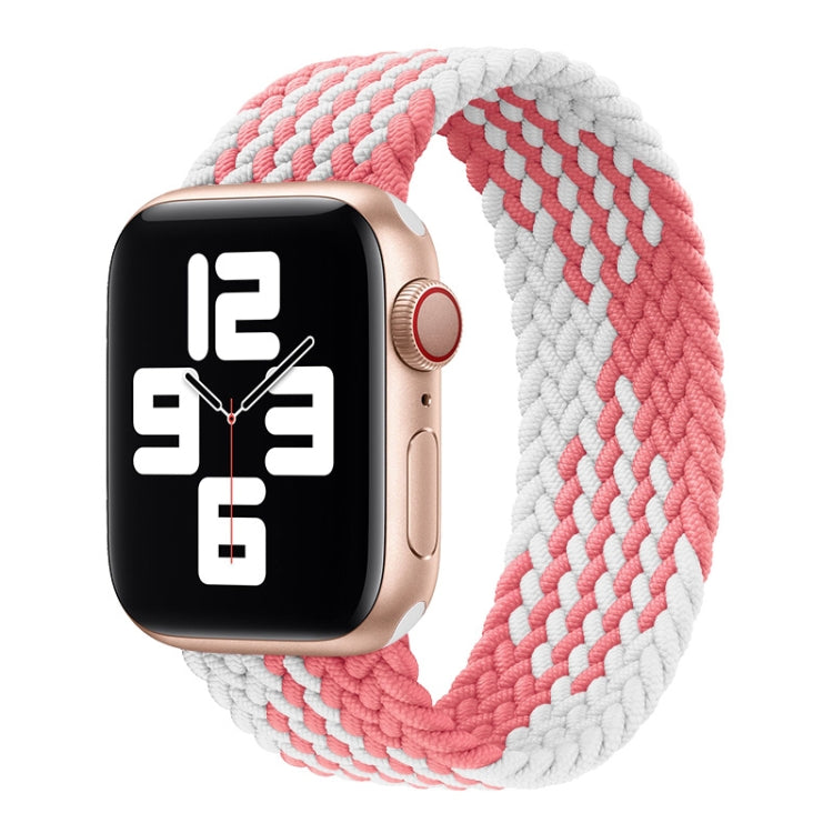 尼龍單圈編織錶帶，適用於 Apple Watch Series 8&7 41mm / SE 2&6&SE&5&4 40mm / 3&2&1 38mm，適用於 Apple Watch Series 8&7 41mm，145mm，適用於 Apple Watch Series 8&7 41mm，145mm