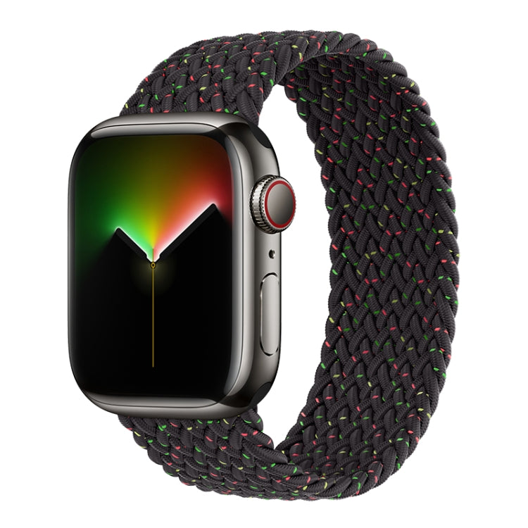 尼龍單圈編織錶帶，適用於 Apple Watch Series 8&7 41mm / SE 2&6&SE&5&4 40mm / 3&2&1 38mm，適用於 Apple Watch Series 8&7 41mm，145mm，適用於 Apple Watch Series 8&7 41mm，145mm