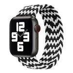 尼龍單圈編織錶帶，適用於 Apple Watch Series 8&7 41mm / SE 2&6&SE&5&4 40mm / 3&2&1 38mm，適用於 Apple Watch Series 8&7 41mm，155mm，適用於 Apple Watch Series 8&7 41mm，155mm
