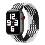 尼龍單圈編織錶帶，適用於 Apple Watch Series 8&7 41mm / SE 2&6&SE&5&4 40mm / 3&2&1 38mm，適用於 Apple Watch Series 8&7 41mm，155mm，適用於 Apple Watch Series 8&7 41mm，155mm