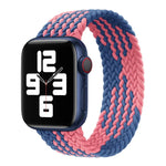 尼龍單圈編織錶帶，適用於 Apple Watch Series 8&7 41mm / SE 2&6&SE&5&4 40mm / 3&2&1 38mm，適用於 Apple Watch Series 8&7 41mm，155mm，適用於 Apple Watch Series 8&7 41mm，155mm