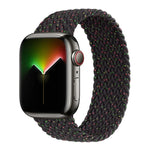 尼龍單圈編織錶帶，適用於 Apple Watch Series 8&7 41mm / SE 2&6&SE&5&4 40mm / 3&2&1 38mm，適用於 Apple Watch Series 8&7 41mm，155mm，適用於 Apple Watch Series 8&7 41mm，155mm