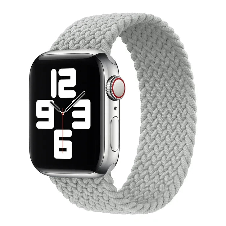 尼龍單圈編織錶帶，適用於 Apple Watch Series 8&7 41mm / SE 2&6&SE&5&4 40mm / 3&2&1 38mm，適用於 Apple Watch Series 8&7 41mm，155mm，適用於 Apple Watch Series 8&7 41mm，155mm