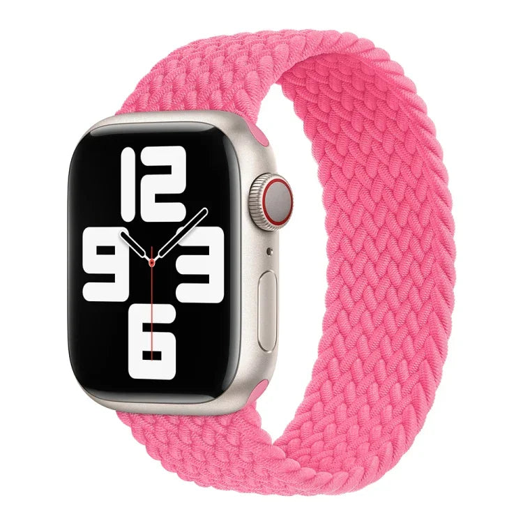 尼龍單圈編織錶帶，適用於 Apple Watch Series 8&7 41mm / SE 2&6&SE&5&4 40mm / 3&2&1 38mm，適用於 Apple Watch Series 8&7 41mm，155mm，適用於 Apple Watch Series 8&7 41mm，155mm