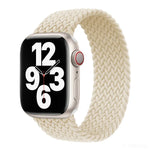 尼龍單圈編織錶帶，適用於 Apple Watch Series 8&7 41mm / SE 2&6&SE&5&4 40mm / 3&2&1 38mm，適用於 Apple Watch Series 8&7 41mm，155mm，適用於 Apple Watch Series 8&7 41mm，155mm