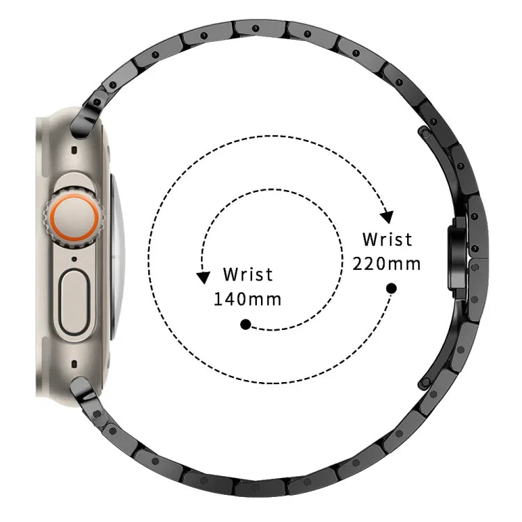 鋼製錶帶，適用於 Apple Watch Series 8&7 41mm / SE 2&6&SE&5&4 40mm / 3&2&1 38mm，適用於 Apple Watch Ultra 49mm / Series 8&7 45mm / SE 2&6&SE&5&4 44mm / 3&2&1 42mm